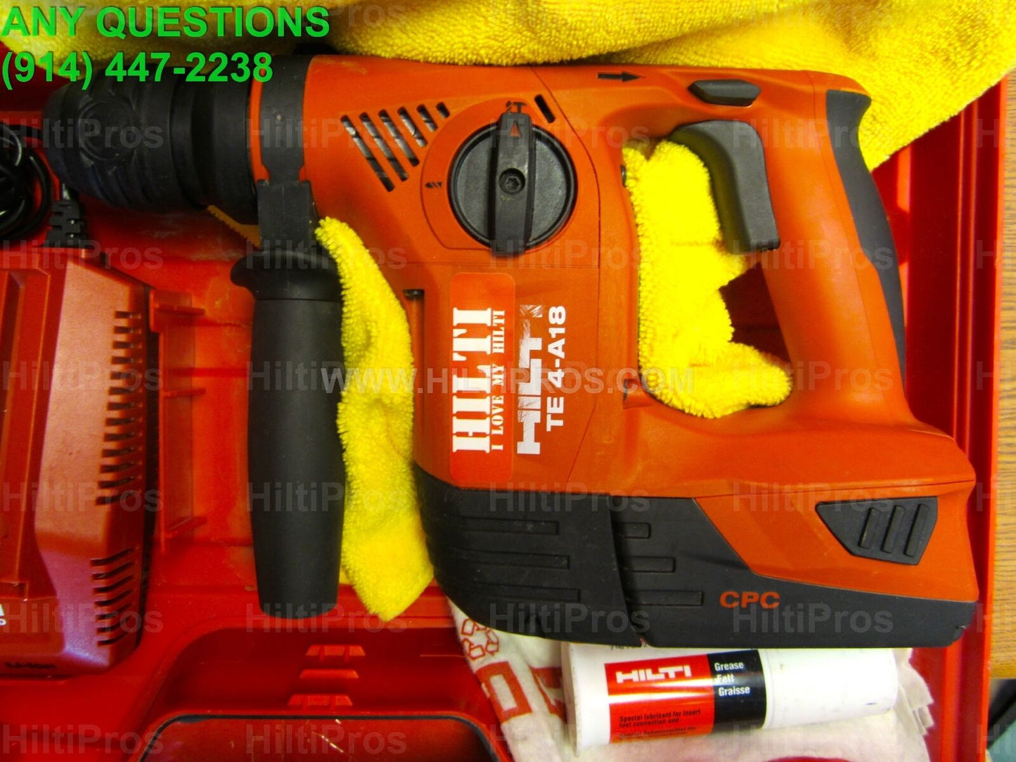 HILTI TE 4-A18, PREOWNED, FREE EXTRAS