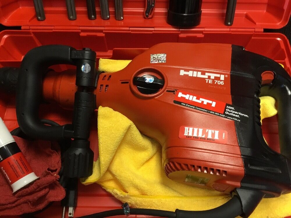 HILTI TE 706, DISPLAY, FREE CHISELS