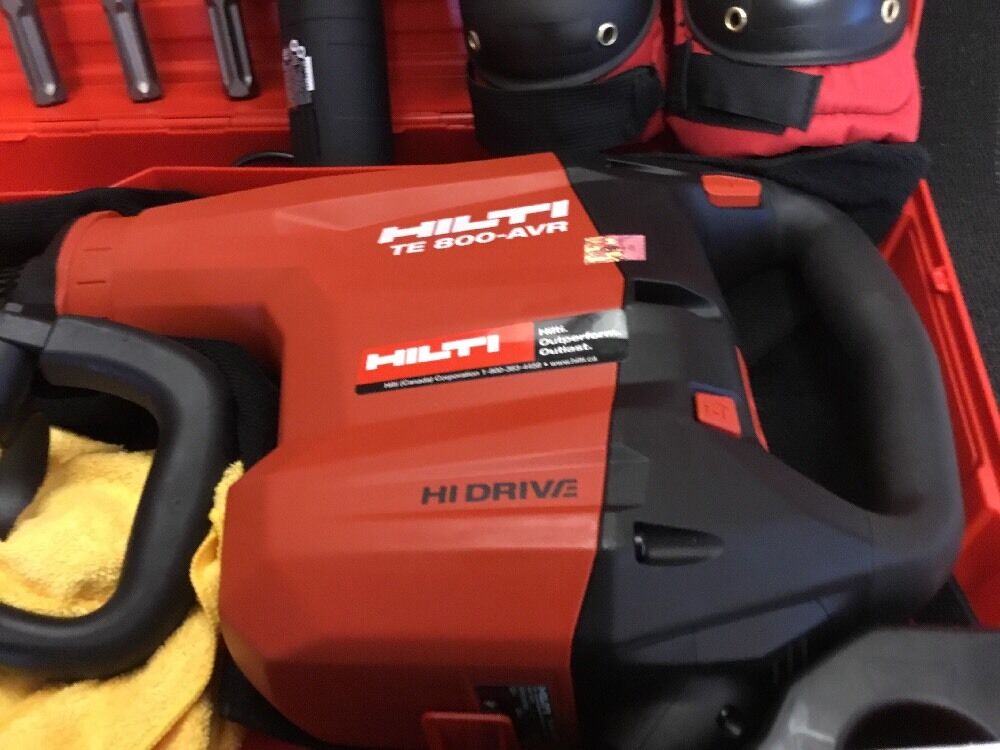 HILTI TE 800 AVR, NEW, FREE GRINDER, CHISELS, A LOT OF EXTRA ITEMS, FAST SHIP