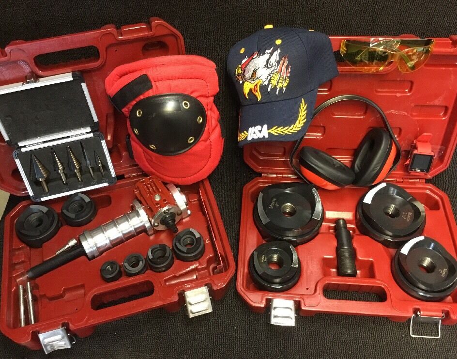 MAXIS PUNCH SET 1/2 - 2" And 2-1/2 TO 4" SET, DISPLAY, FREE SMART WATCH, EXTRAS