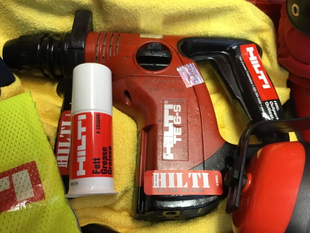 HILTI TE 6-S, ORIGINAL, PREWONED, FREE EXTRAS, GOOD CONDITION