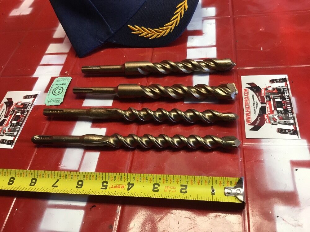 HILTI DRILL BIT 5/8", 3/4" SDS PLUS, SET OF 4,