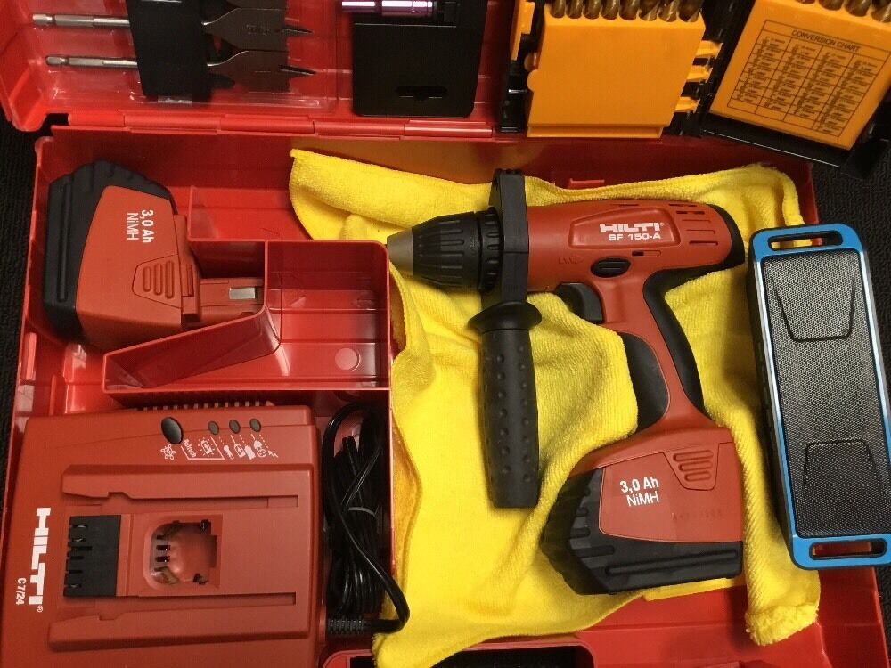 HILTI SF 150-A CORDLESS DRILL SET, NEW, FREE BITS, SPEAKER, EXTRAS