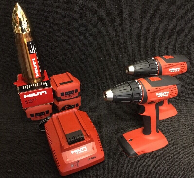 HILTI SFC 18-A ,CONTRACTOR PACKET, NEW, 3 BAT, FREE THERMO, LOT EXTRA