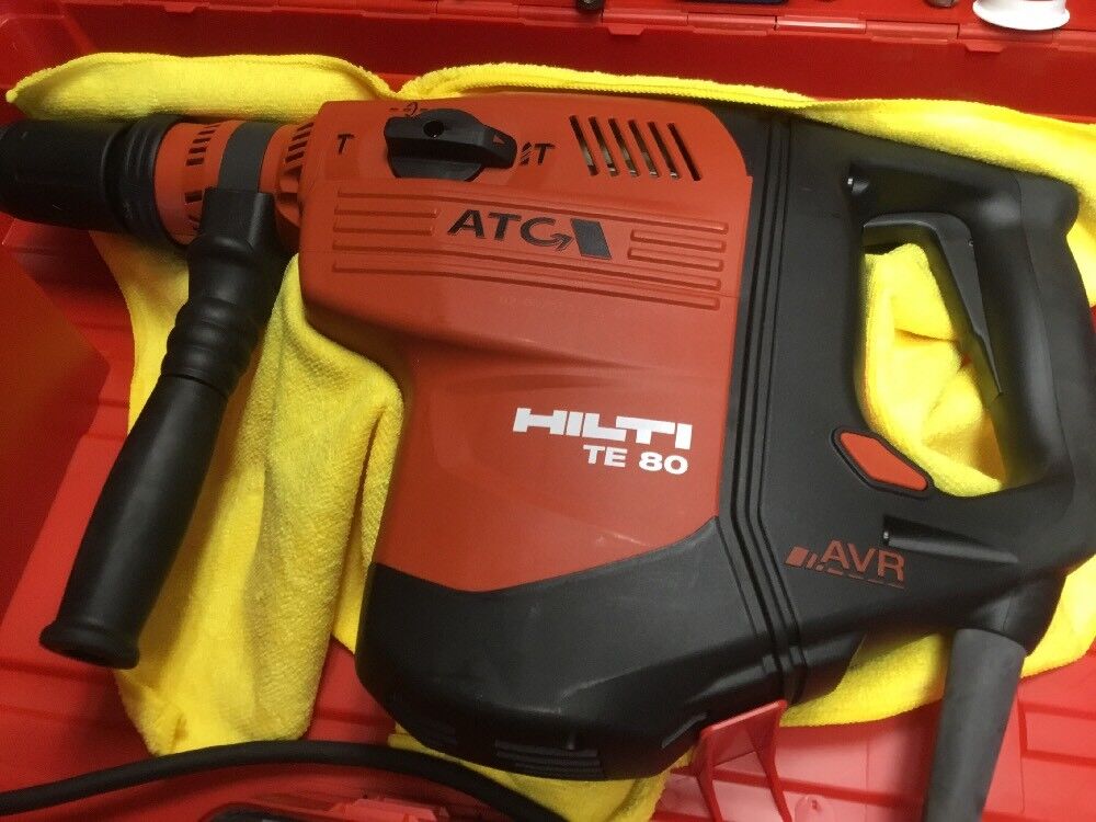 HILTI TE 80 ATC AVR, NEW, FREE SPEAKER, BITS, CHISELS, EXTRAS, FAST SHIP