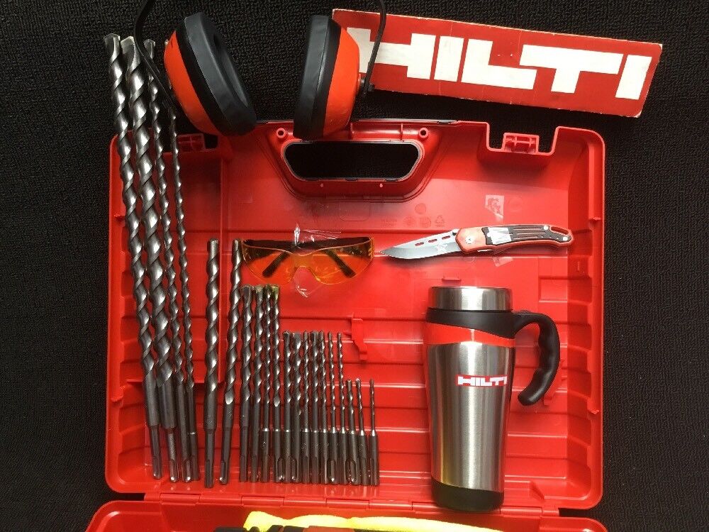 HILTI TE 5 HAMMER DRILL PREOWNED,REINFORCED HANDLE, FREE COFFEE MUG