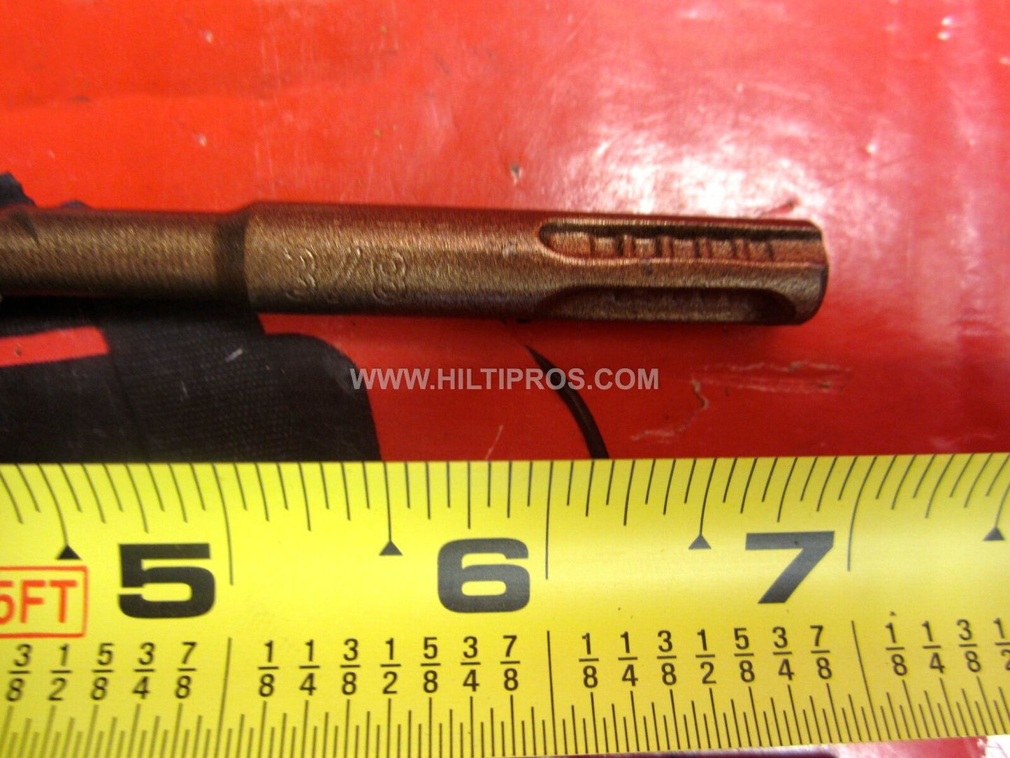 HILTI TE-C 3/8" X 8", SET OF 1, PREOWNED, MINT CONDITION, FREE PENCIL,FAST SHIP