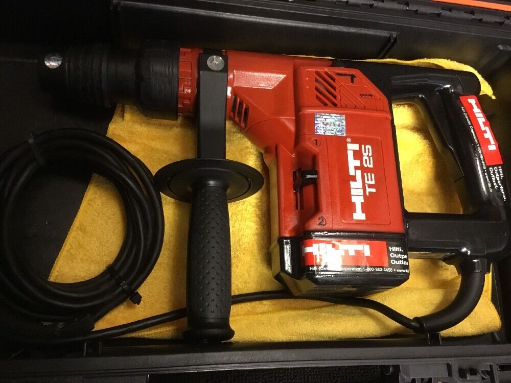 HILTI TE 25, PREOWNED, FREE THERMO, DRILL BITS, A LOT OF EXTRAS