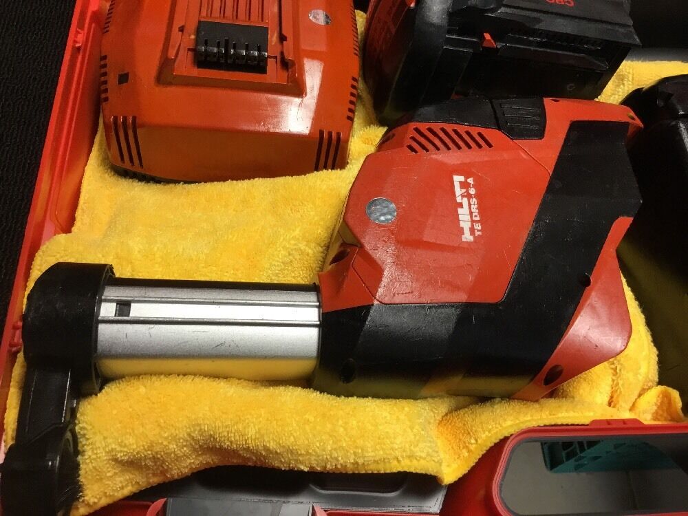 HILTI TE 6-A36 PREOWNED, DRS-6 DUST REMOVAL, FREE BITS AND EXTRAS, FAST SHIP