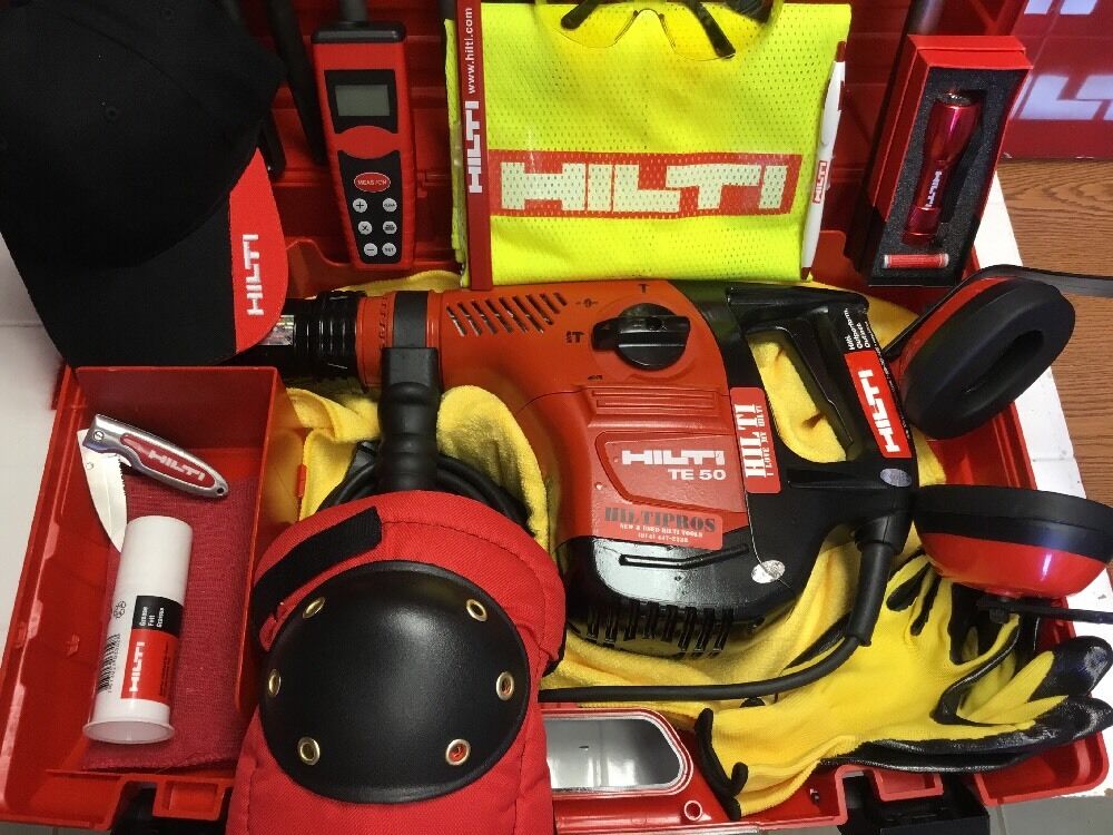 HILTI TE 50, GREAT CONDITION, 2 YEARS WARRANTY, LOADED SET, FAST SHIP