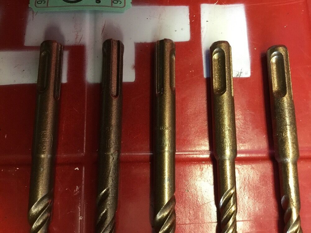 HILTI DRILL BIT 3/8", 5/16" SDS PLUS, SET OF 5