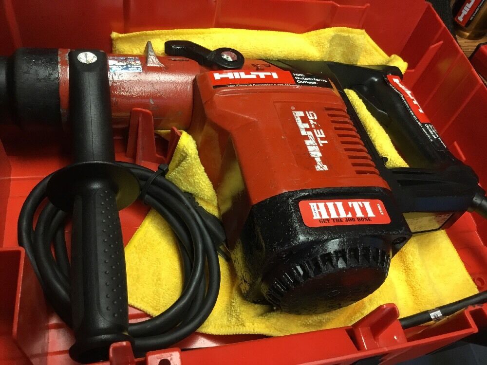 HILTI TE 75, PREOWNED, FREE CHISEL, BITS, LASER METER