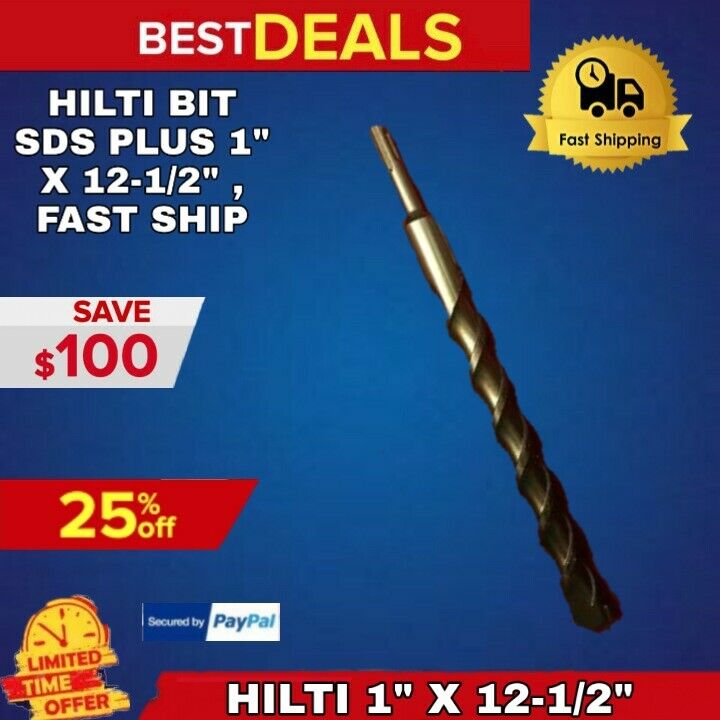 HILTI BIT SDS PLUS 1" X 12-1/2" PREOWNED