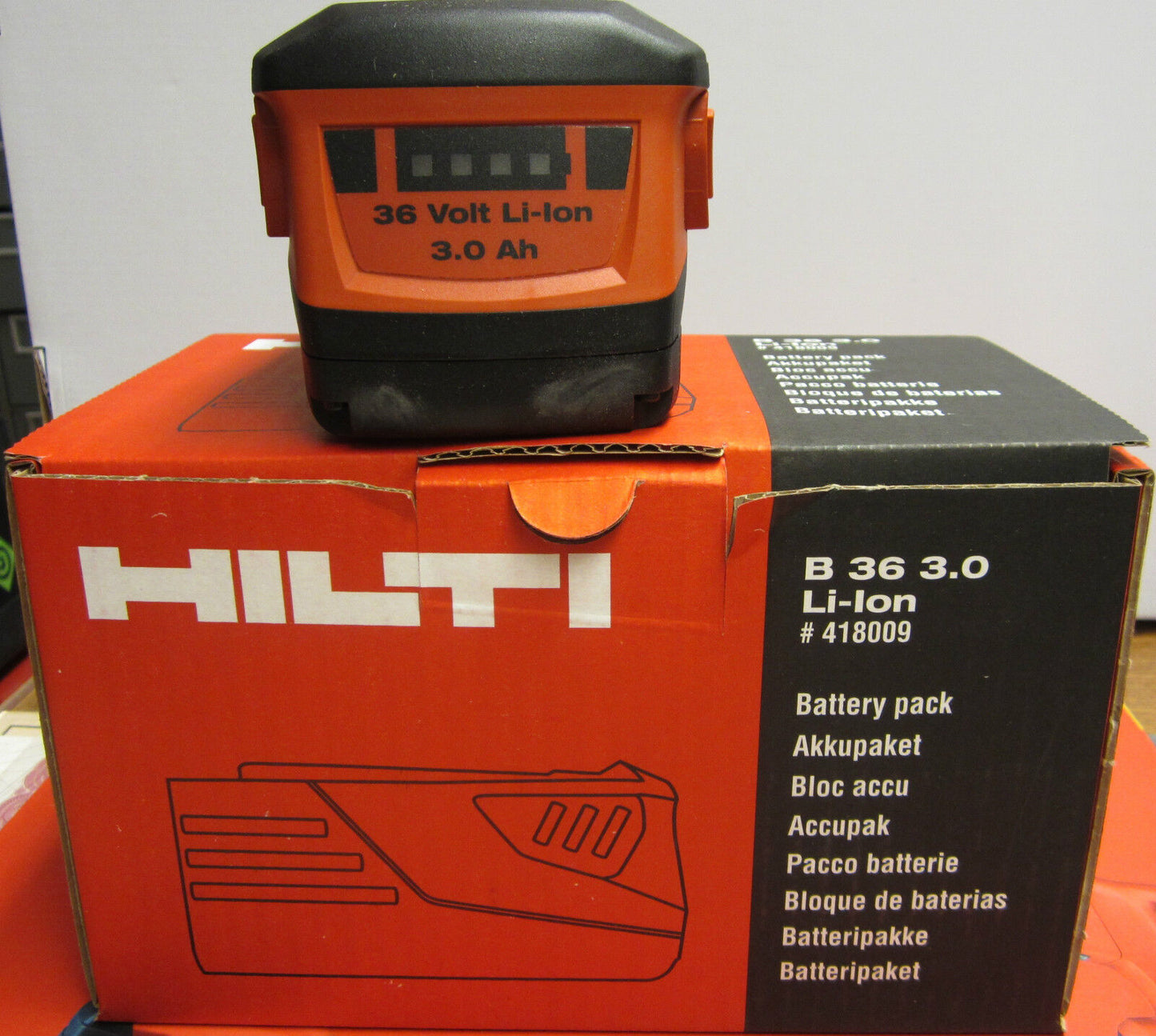 HILTI  Lion-Ion BATTERY PACK  B 36 3.0 BRAND NEW,