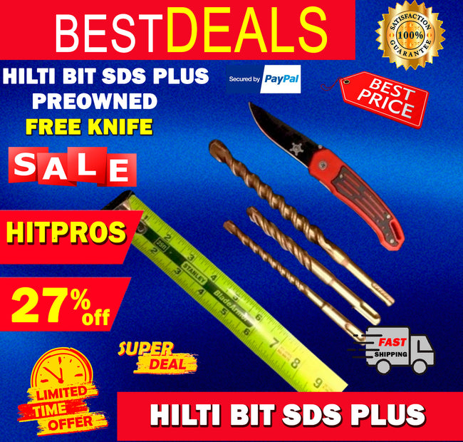 HILTI BIT SET SDS PLUS PREOWNED