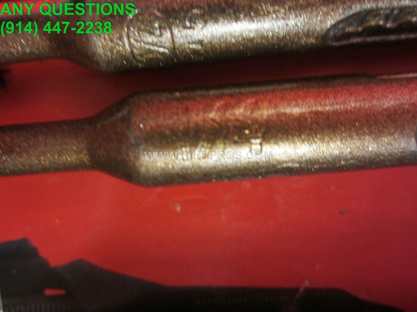 HILTI TE-C 1/4" X 7", SET OF 3, EXCELLENT CONDITION, FREE PENCIL, FAST SHIP