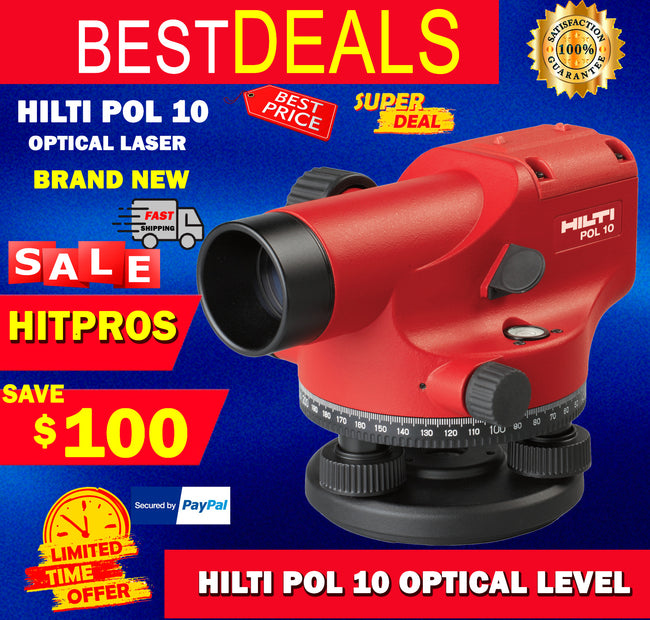 HILTI POL 10 Optical Level, BRAND NEW