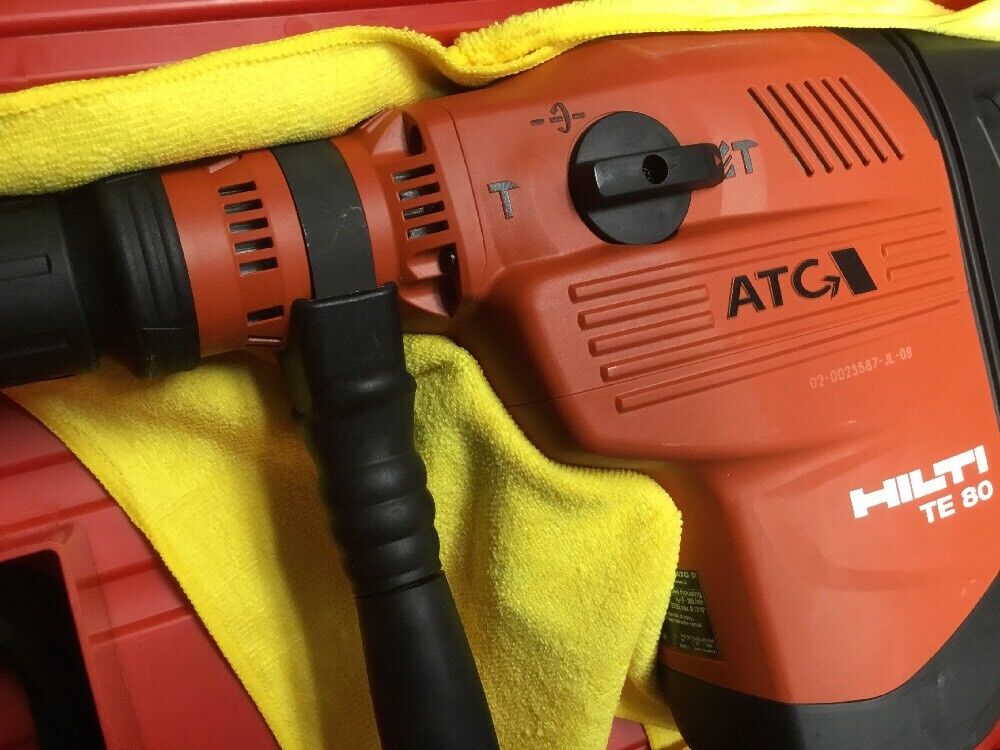 HILTI TE 80 ATC AVR, NEW, FREE SID 2-A DRIVER, BITS, CHISELS, EXTRAS, FAST SHIP