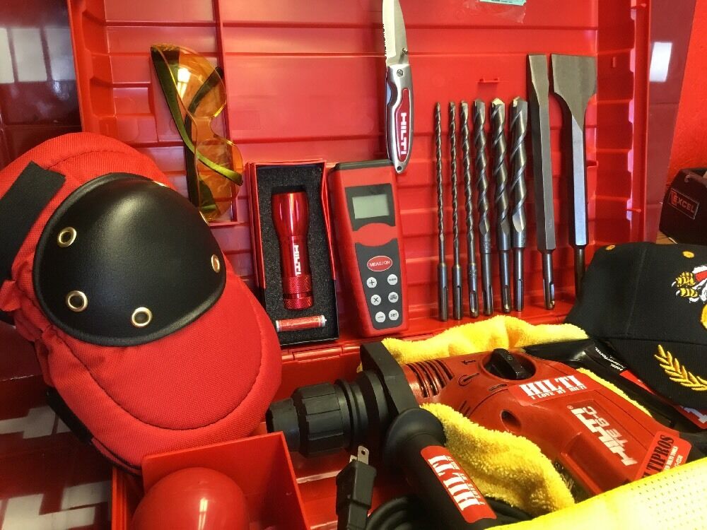 HILTI TE 6 C PREOWNED , L@@K Nice , Free Knife , bits , Hat , Laser Miter, Vest