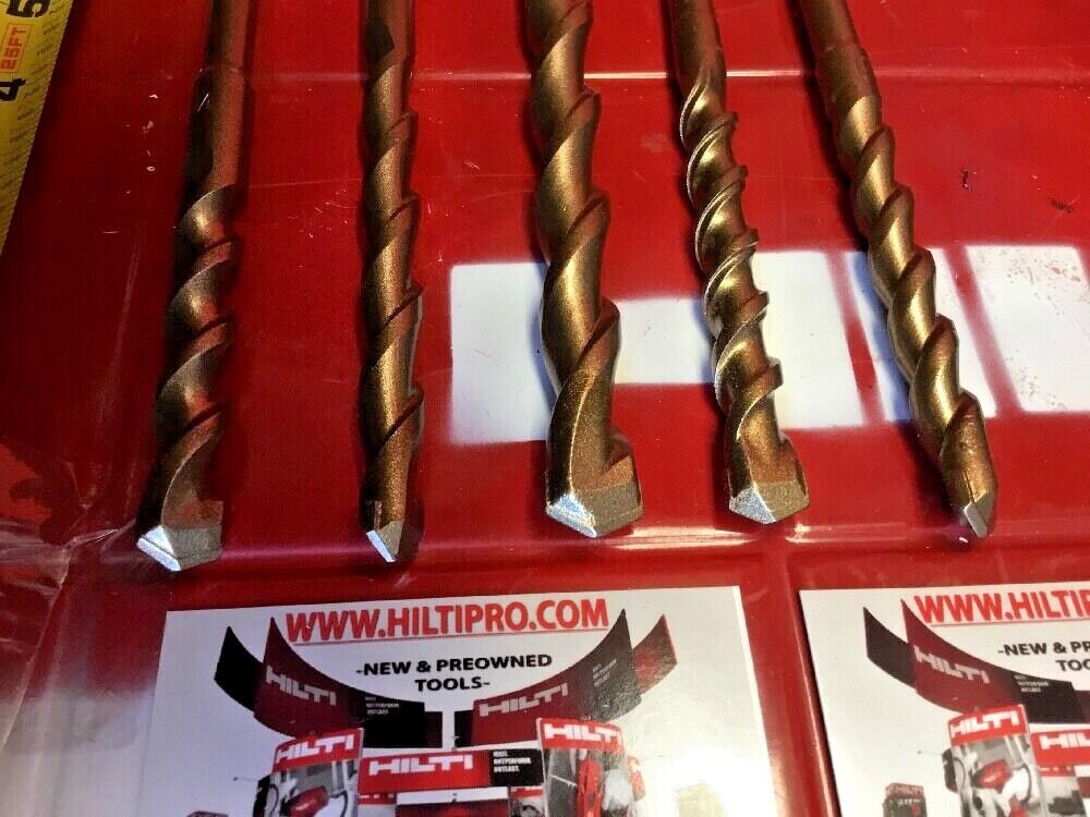 HILTI DRILL BIT 1/2", 5/8" SDS PLUS, SET OF 5