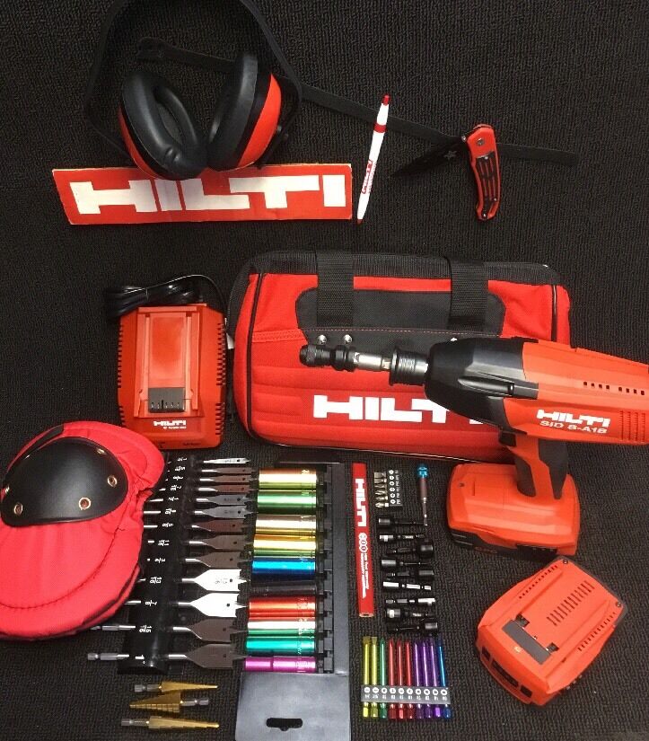 HILTI SID 8-A18 CORDLESS DRIVER, NEW, FREE BITS, EXTRAS, COMPLETE SET