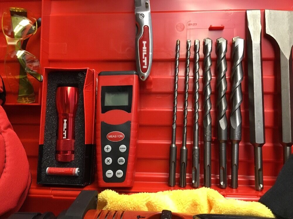 HILTI TE 6 C PREOWNED , L@@K Nice , Free Knife , bits , Hat , Laser Miter, Vest