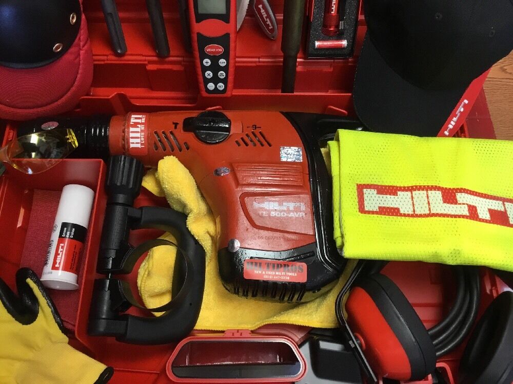 HILTI TE 500 AVR PREOWNED, NICE CONDITION, LOAD, FREE EXTRAS, DURABLE, FAST SHIP