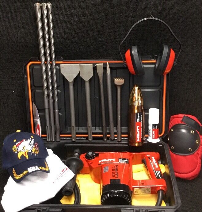 HILTI TE 52 PREOWNED, FREE THERMO, BITS AND CHISELS, FAST SHIP