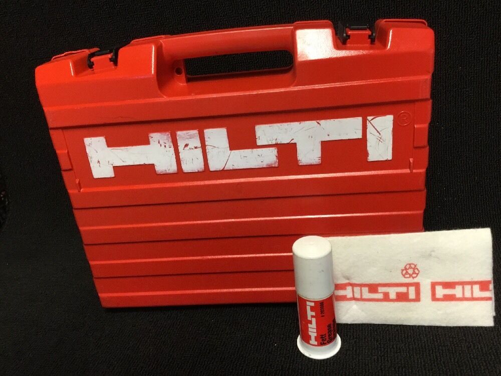 HILTI TE 5 ORIGINAL CASE, PREOWNED, (Only Case), FREE HILTI GREASE