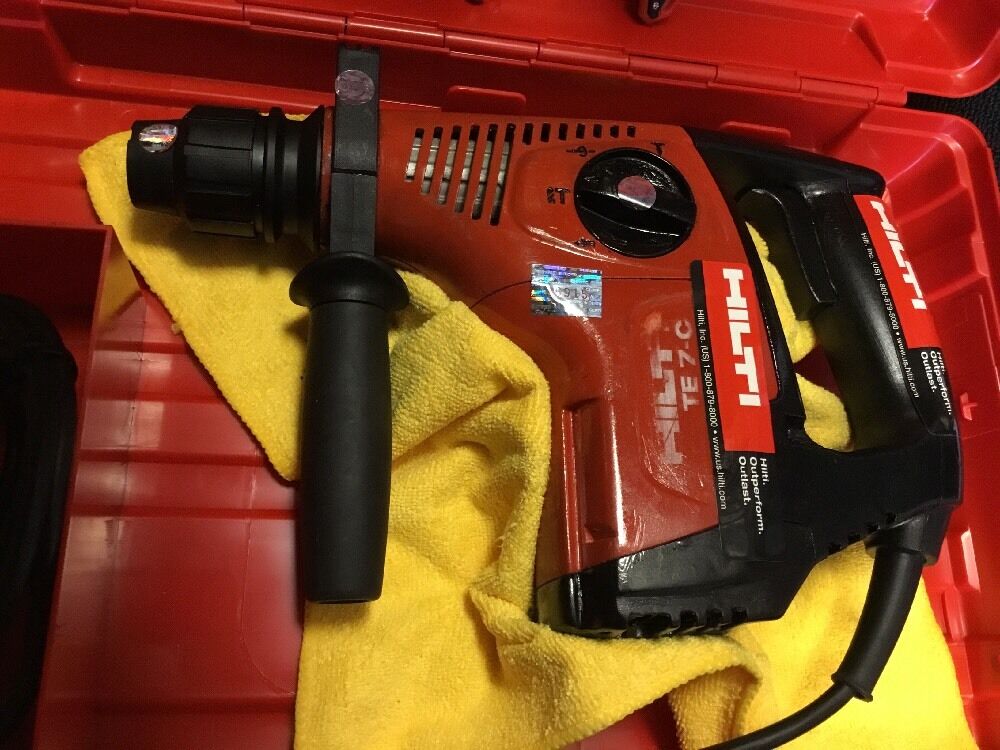 HILTI TE 7-C, PREOWNED, FREE COFFEE MUG, BITS