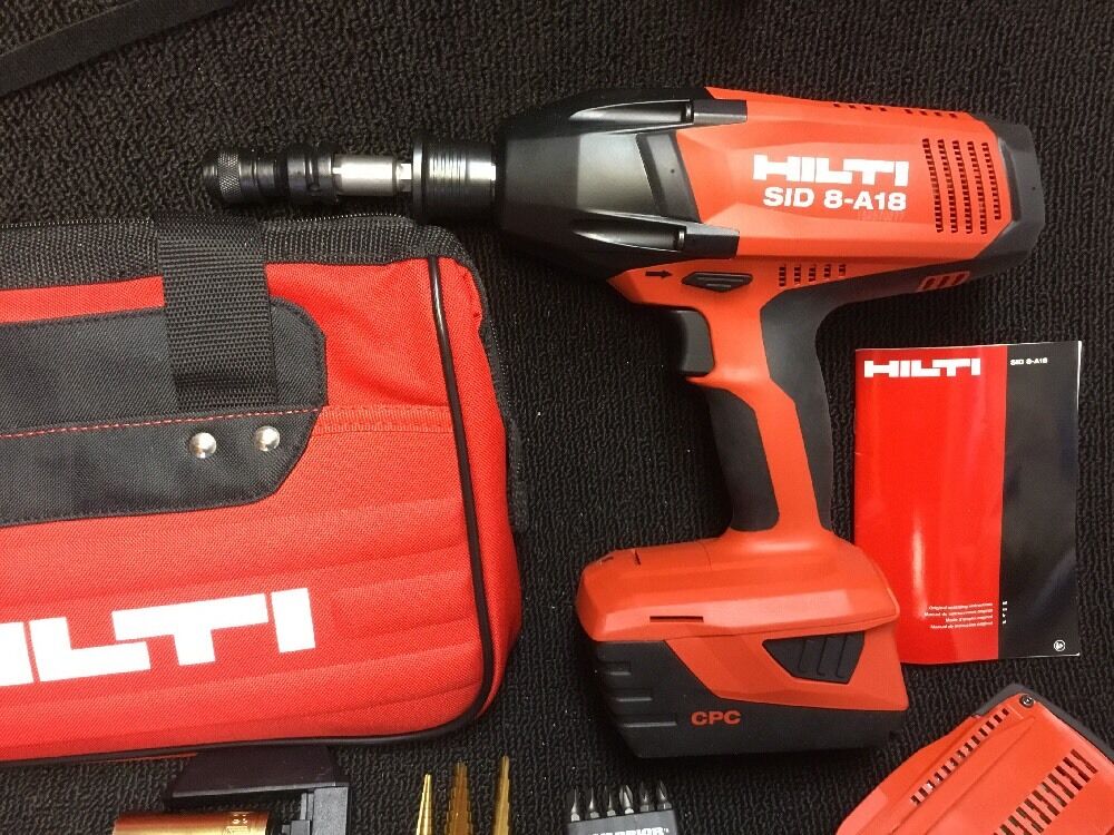 HILTI SID 8-A18 CORDLESS DRIVER, NEW, FREE BITS, 2 BATTERIES, COMPLETE,