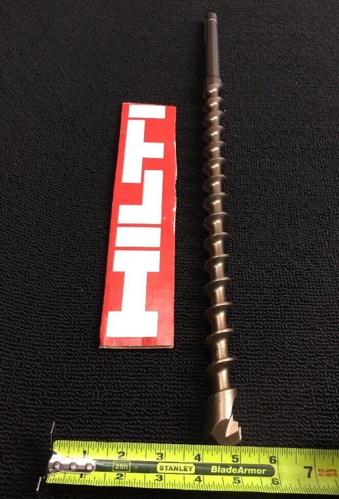 HILTI BIT TE F 1" X 20-3/4" PREOWNED, TE 52, TE 60, TE 72, TE 92