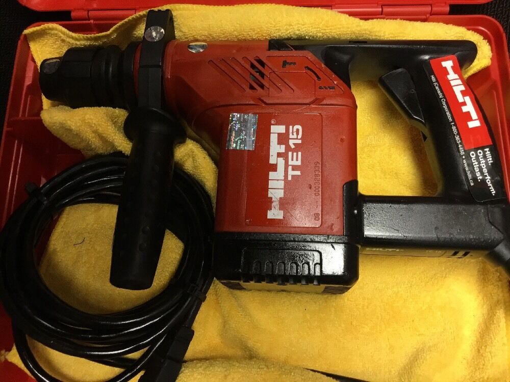 HILTI TE 15, GREAT CONDITION, FREE ANGLE GRINDER, BITS, EXTRAS