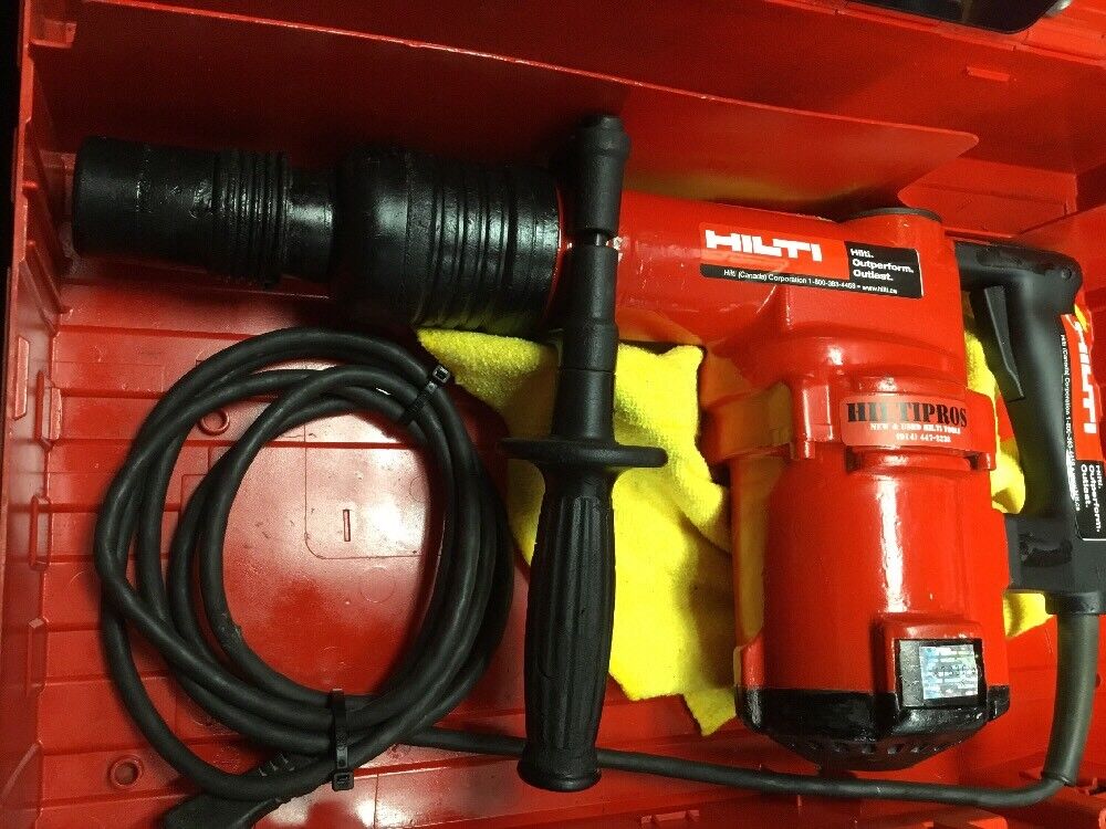 HILTI TE 60 HAMMER DRILL, PREOWNED, GERMANY MADE, FREE TABLET, EXTRAS