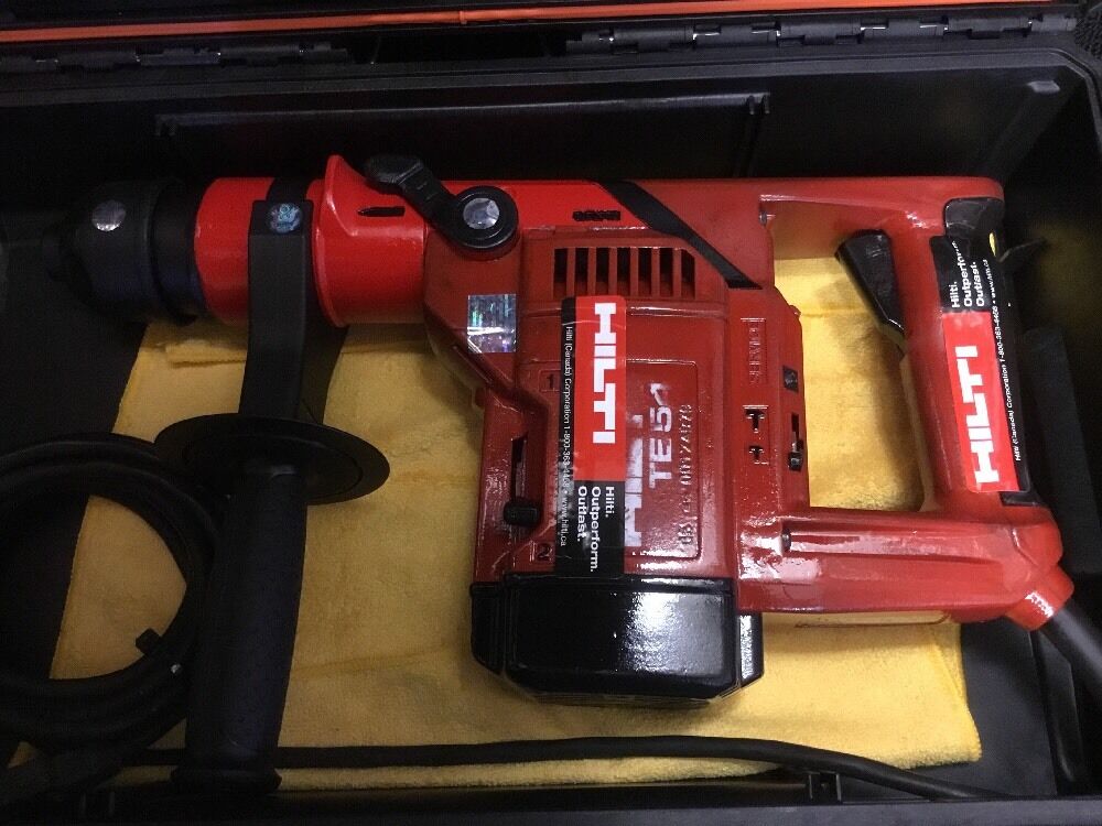 HILTI TE 54 DRILL, PREOWNED, FREE THERMO, BITS, CHISELS, EXTRAS, FAST SHIP