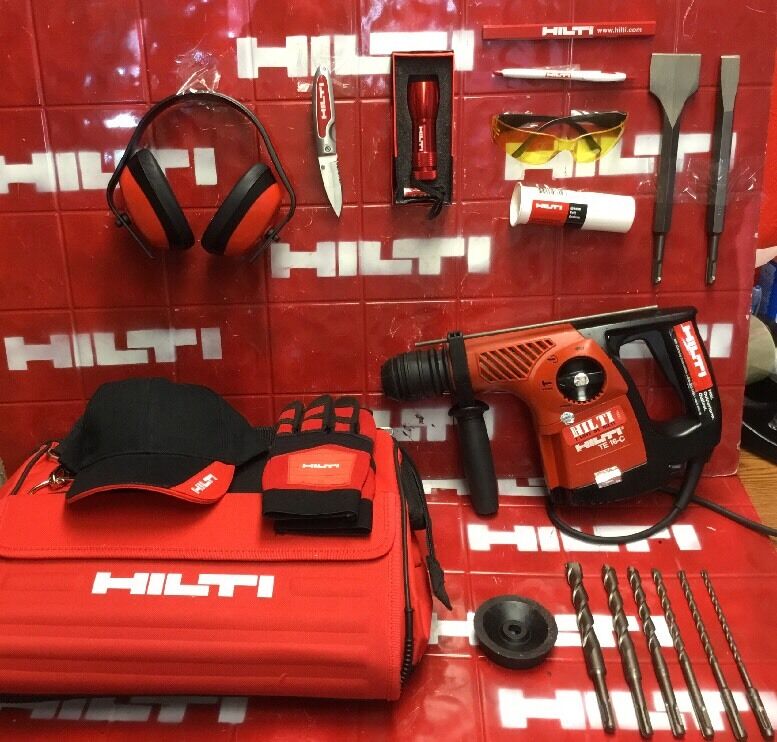 HILTI TE 16-C, PREOWNED, LOADED W/ EXTRAS, GREAT CONDITION