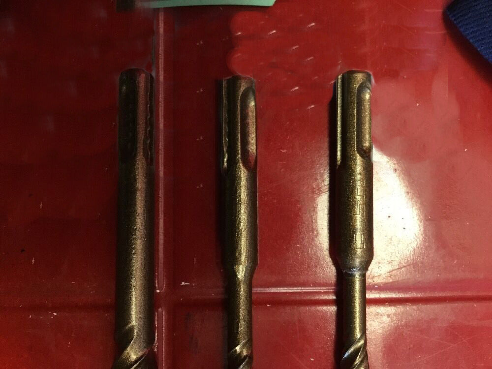 HILTI TE-CX 1/2", 5/16" SDS PLUS, L@@K, SET OF 3, PREOWNED, FREE HAT, FAST SHIP