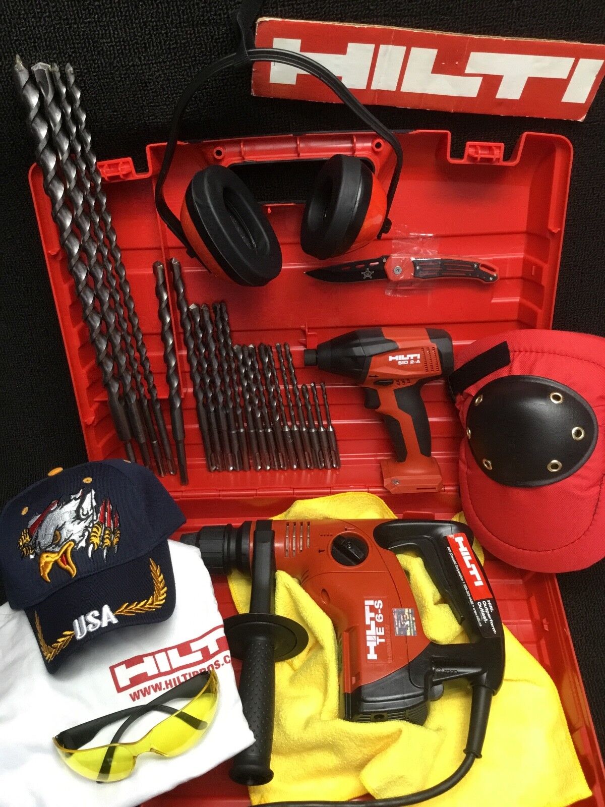 HILTI TE 6-S PREOWNED, FREE SID 2-A, EXTRAS, MADE IN GERMANY