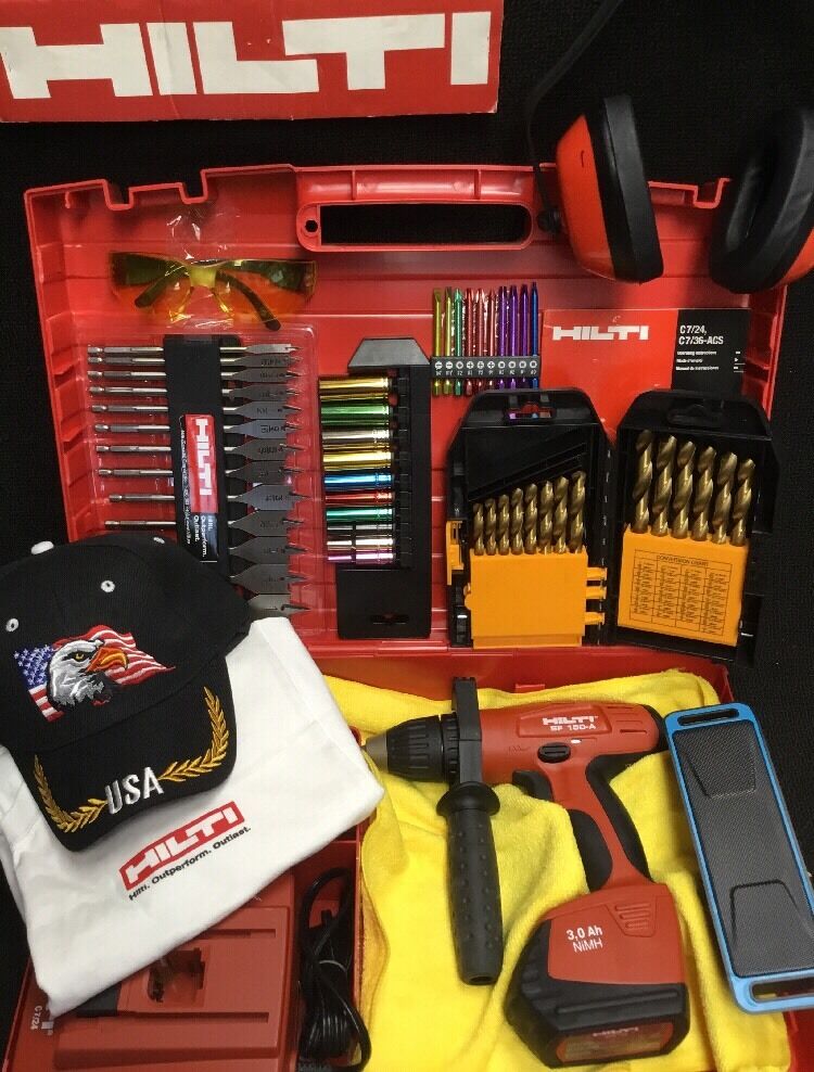 HILTI SF 150-A CORDLESS DRILL SET, NEW, FREE BITS, SPEAKER, EXTRAS