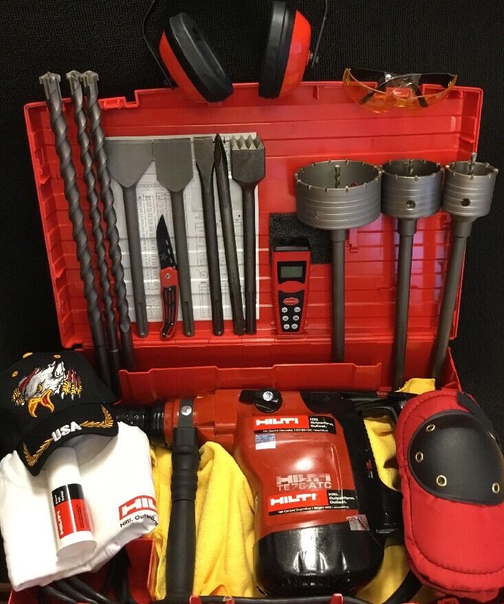 HILTI TE 76-ATC PREOWNED, FREE LASER METER, BITS, A LOT OF EXTRAS, FAST SHIP