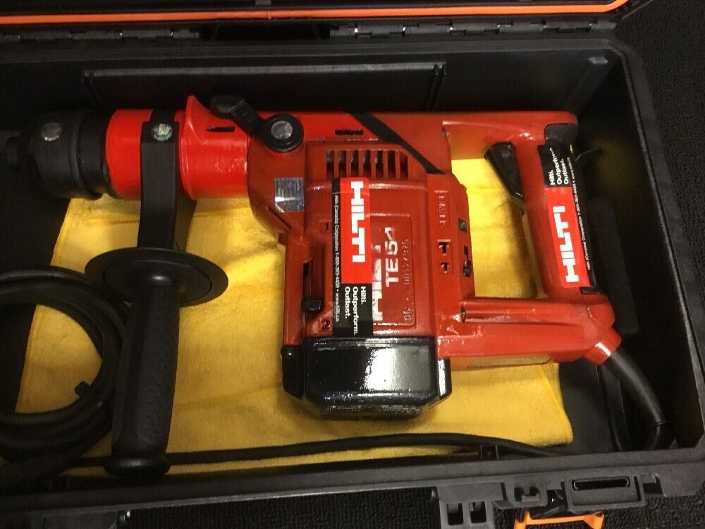 HILTI TE 54 DRILL, PREOWNED, FREE THERMO, BITS, CHISELS, EXTRAS, FAST SHIP