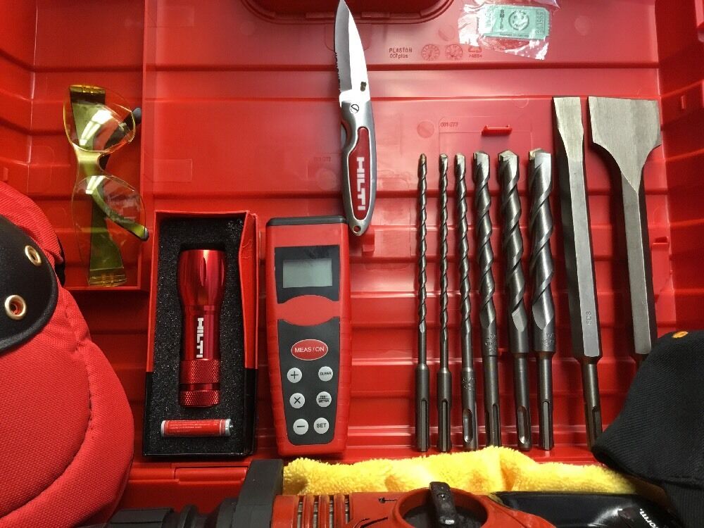 HILTI TE 6 C PREOWNED , L@@K Nice , Free Knife , bits , Hat , Laser Miter, Vest