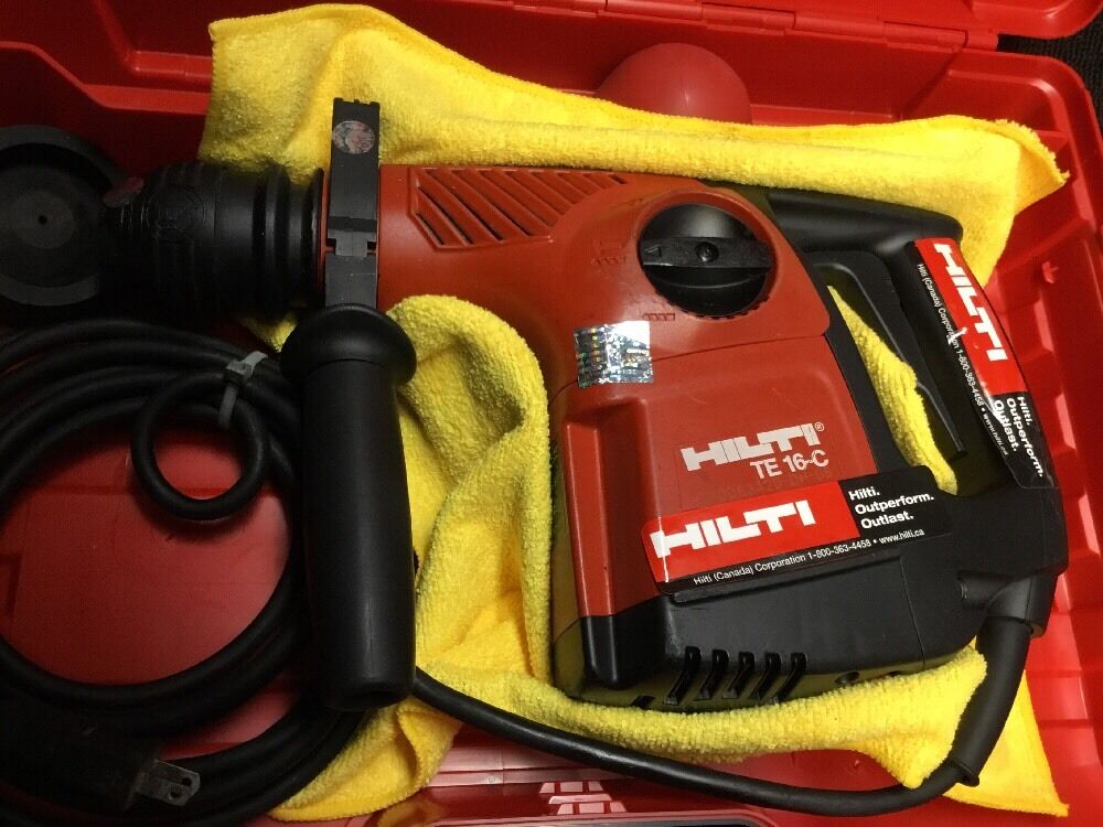 HILTI TE 16-C, PREOWNED, FREE MUG, BITS, T-SHIRT, MORE,