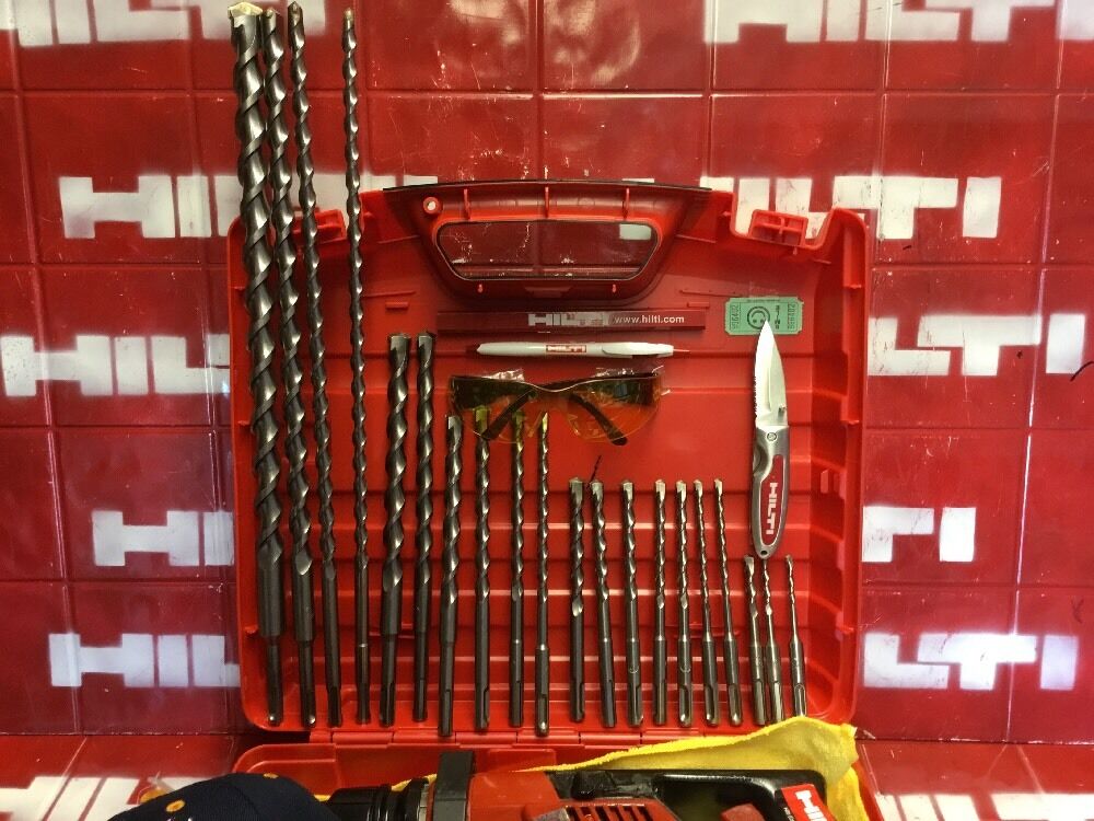 HILTI TE 5 HAMMER DRILL, FREE EXTRAS, LOADED BITS, STRONG