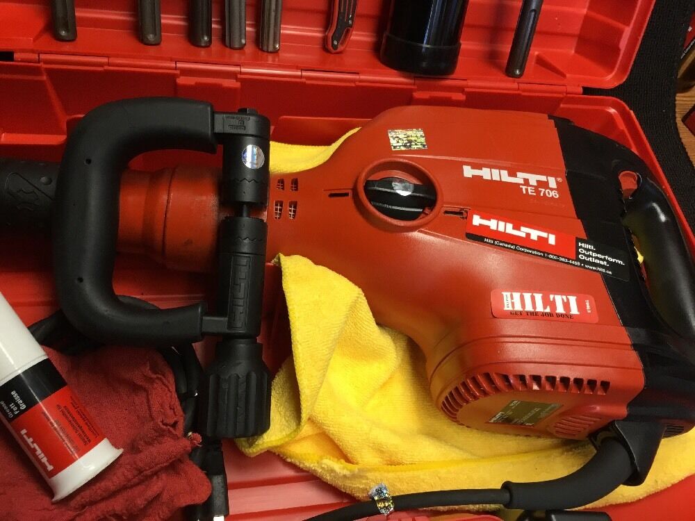 HILTI TE 706, DISPLAY, FREE CHISELS