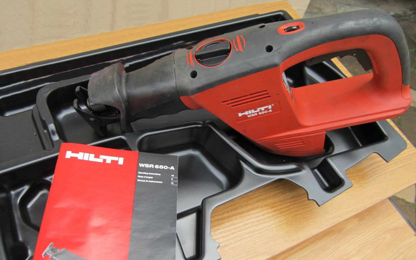 HILTI WSR 650-A 24V reciprocating saw BARE TOOL , FAST SHIPPING