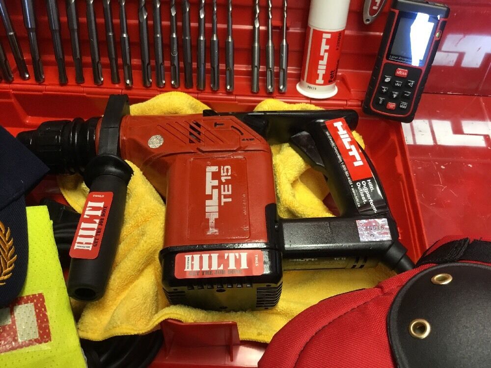 HILTI TE 15 HAMMER DRILL,PREOWNED, FREE HILTI THERMO