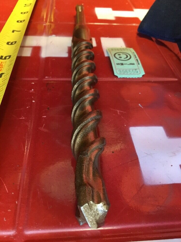 HILTI DRILL BIT 3/4" X 10" SDS PLUS, FREE HAT,