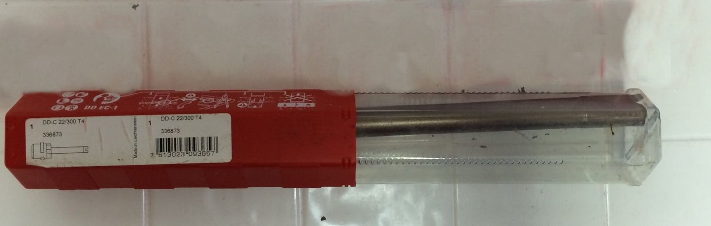 HILTI DIAMOND CORE BIT DD-C 22/300 T4, PREOWNED