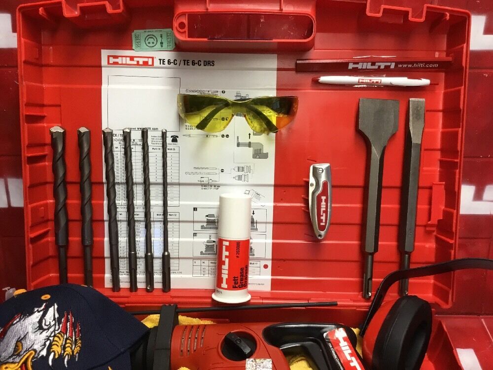 HILTI TE 6-C, PREOWNED, FREE EXTRAS